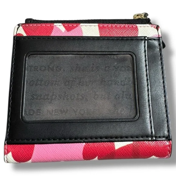kate spade Heart Print Zip Card Wallet Storybook - Picture 2 of 8